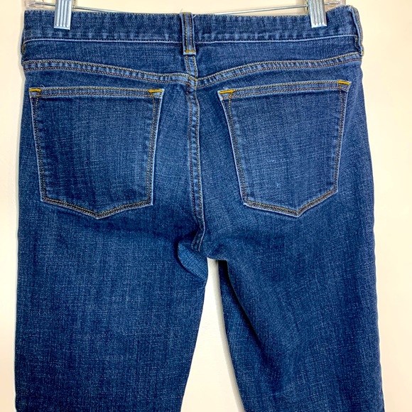 J.Crew | Dark Denim Stretch ‘Toothpick’ Jeans | Straight | Ankle Fit | Designer - Picture 13 of 16